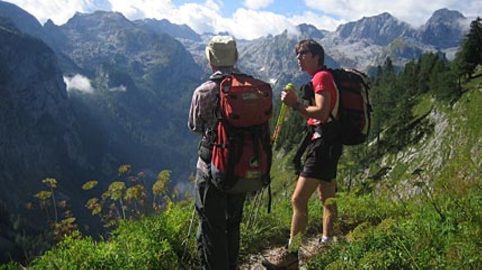 Wanderung im Nationalpark Berchtesgaden. Foto: Hike Society