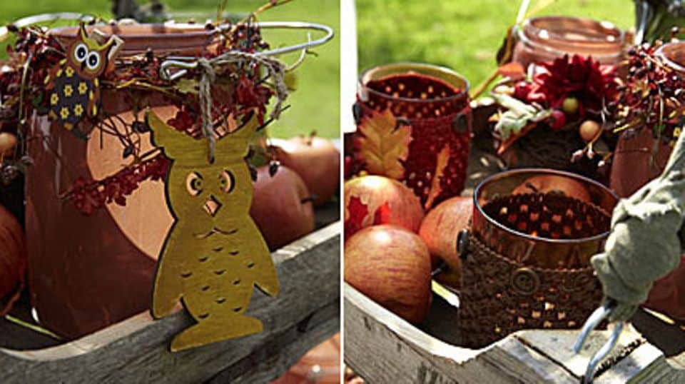 Jede Menge jahreszeitliche Dekoartikel gibt es in der Herbstkollektion "Apfelfest". Fotos: Depot