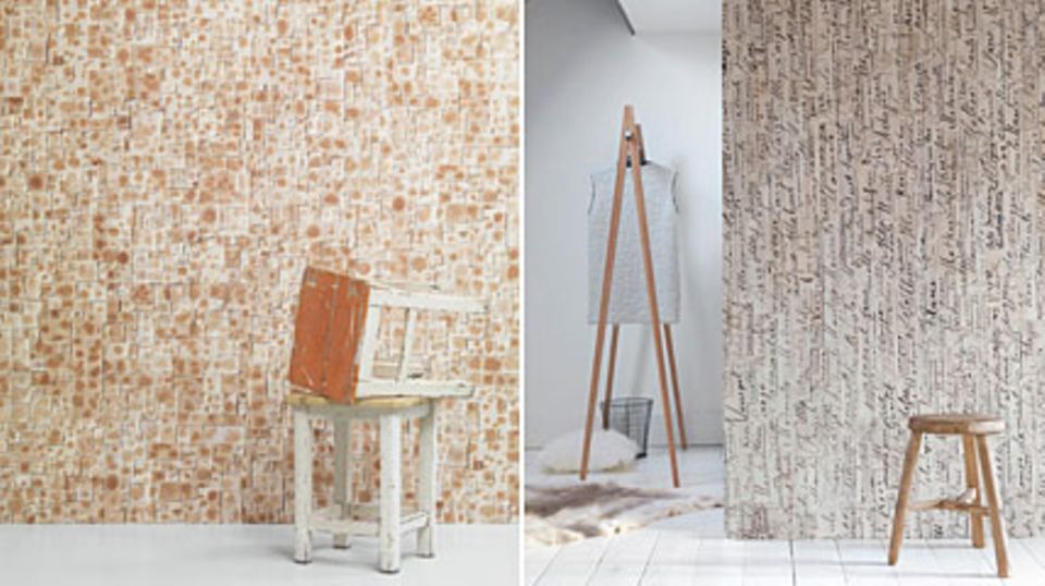 Die aktuelle Kollektion "Remixed Wallpaper" zaubert Vintage-Flair an die Wände. Fotos: NLXL