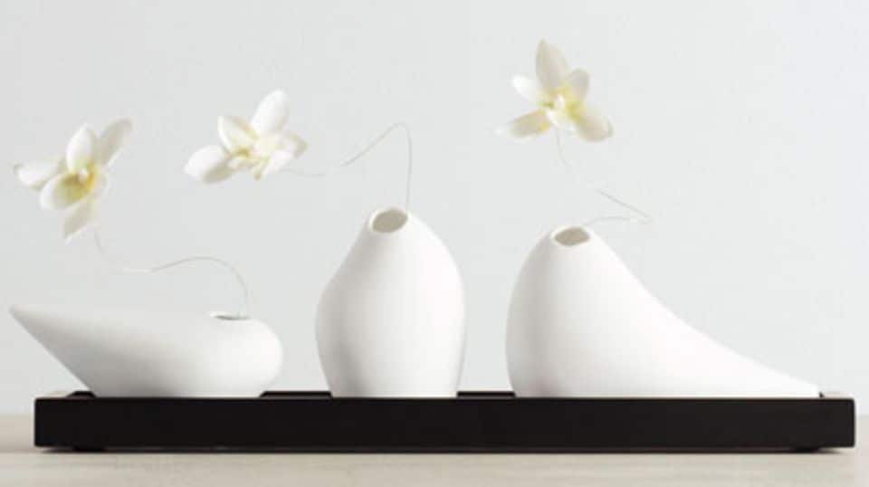 Hübsche Wohnaccessoires -"Birds" als Vasen. Foto: ASA Selection