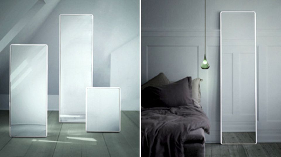 Die neuen Spiegel "Vipp911", "Vipp912" und "Vipp913" passen in den verschiedenen Größen zu unterschiedlichsten Einrichtungsstilen. Fotos: Vipp