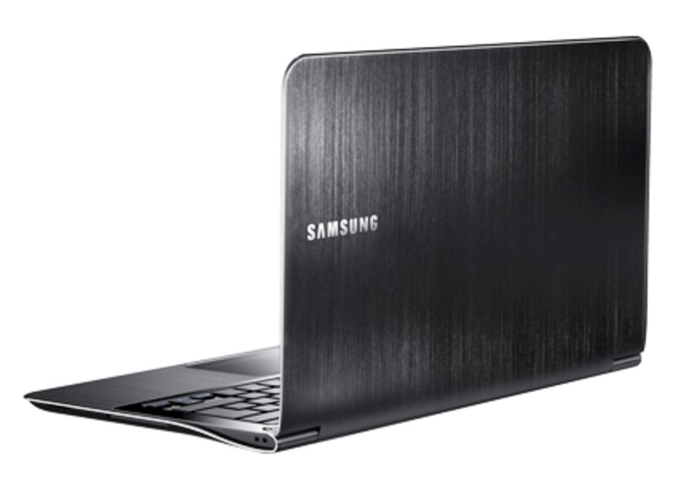 Edel: Ultrabook von Samsung in gebürstetem Alu-Gehäuse.