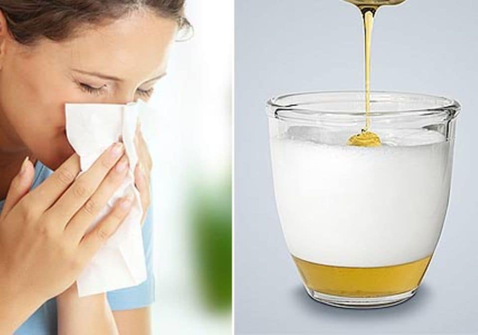 Honig und Milch: ein altbewährtes Rezept bei Erkältungen.