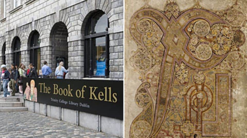 Der größte Schatz des Trinity College ist das "Book of Kells", eines der ältesten Bücher der Welt. Foto: Board of Trinity College