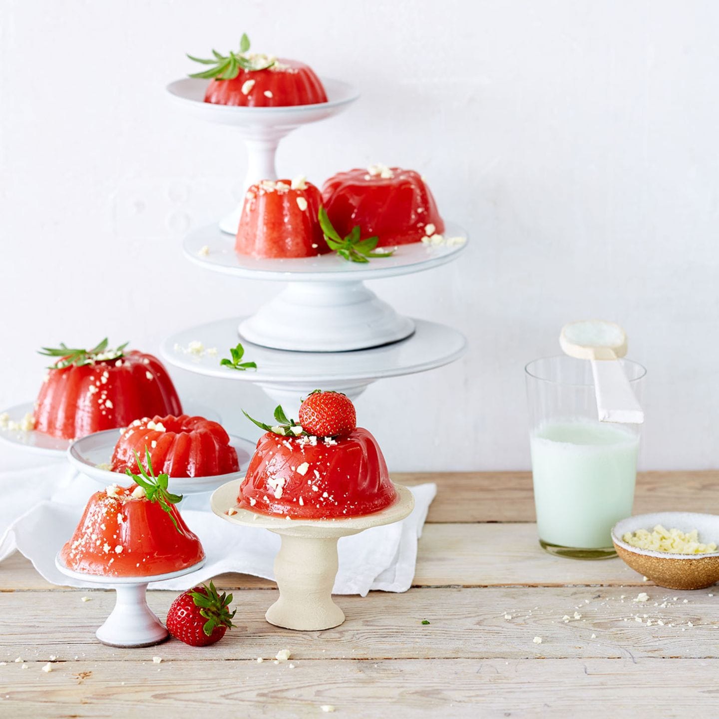 Rezept: Erdbeer-Martini-Jelly