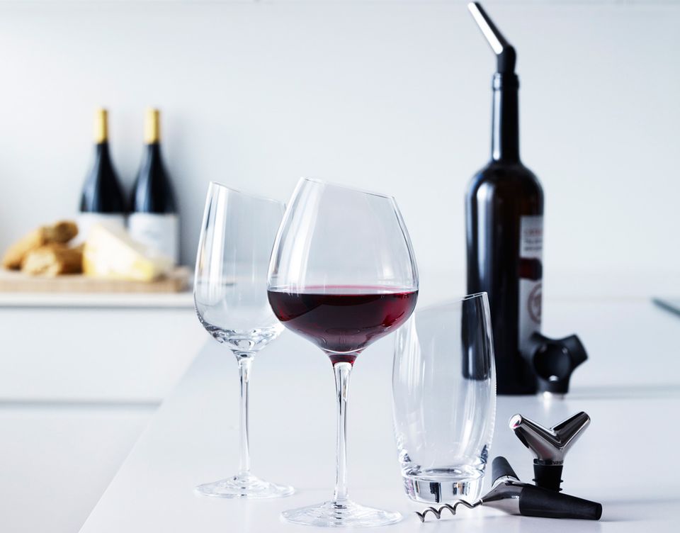 Rotwein- und Weißweinglas, Eva Solo