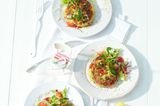 Rezept: Kartoffelküchlein mit Tomaten-Kräuter-Salsa
