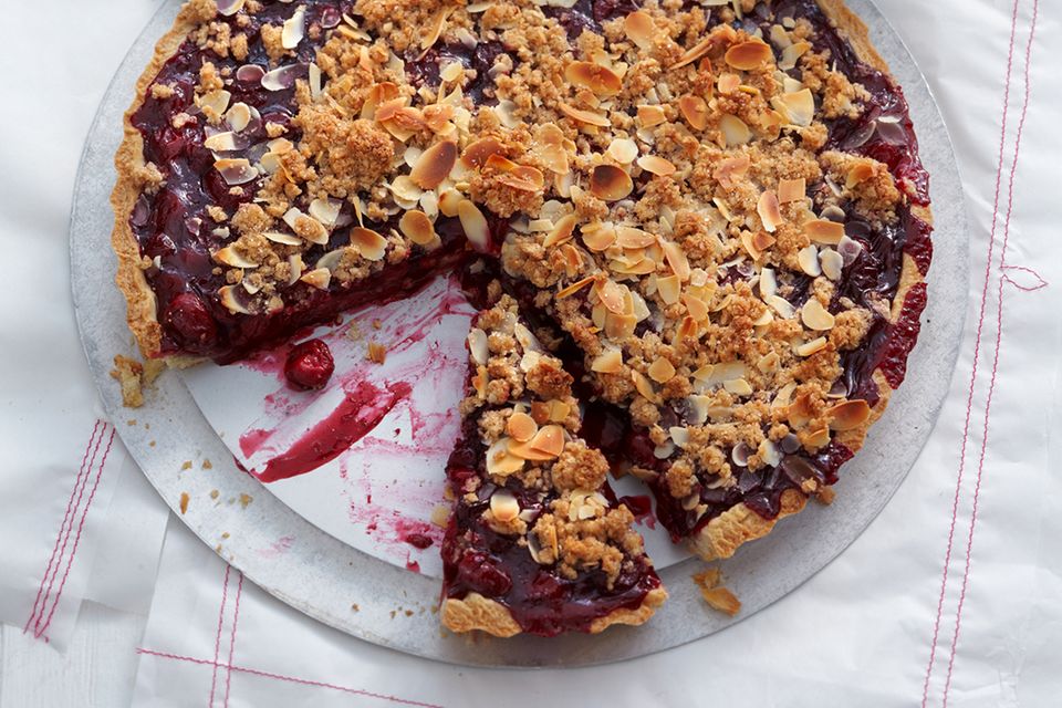 Rezept: Knusper-Kirschtarte
