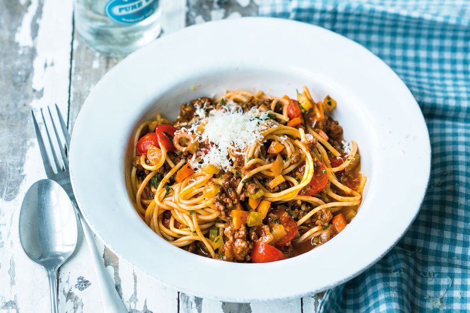 Rezept: One Pot Pasta Spaghetti Bolognese