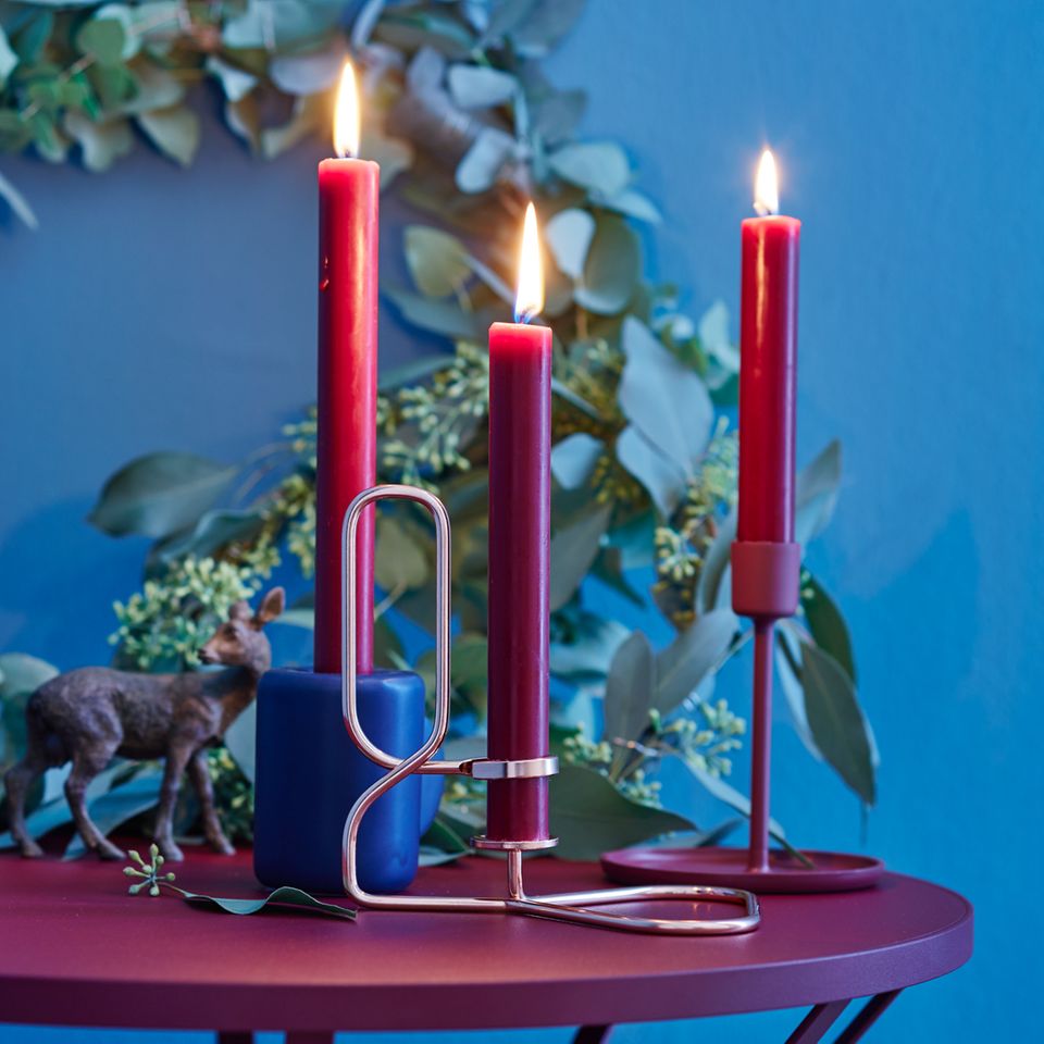 Tisch des Monats: Kerzenständer und Kerzen