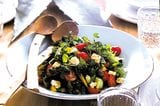 Rezept: Brunnenkresse-Salat mit Schafskäse und Tomaten