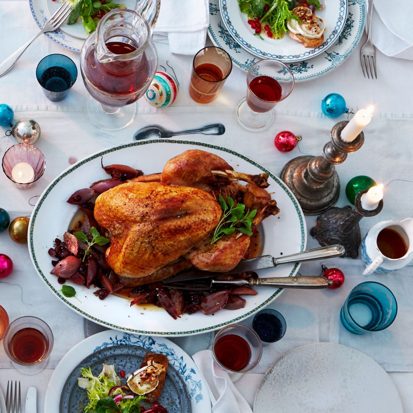 Rezept: Christmas-Turkey mit Schalottengemüse