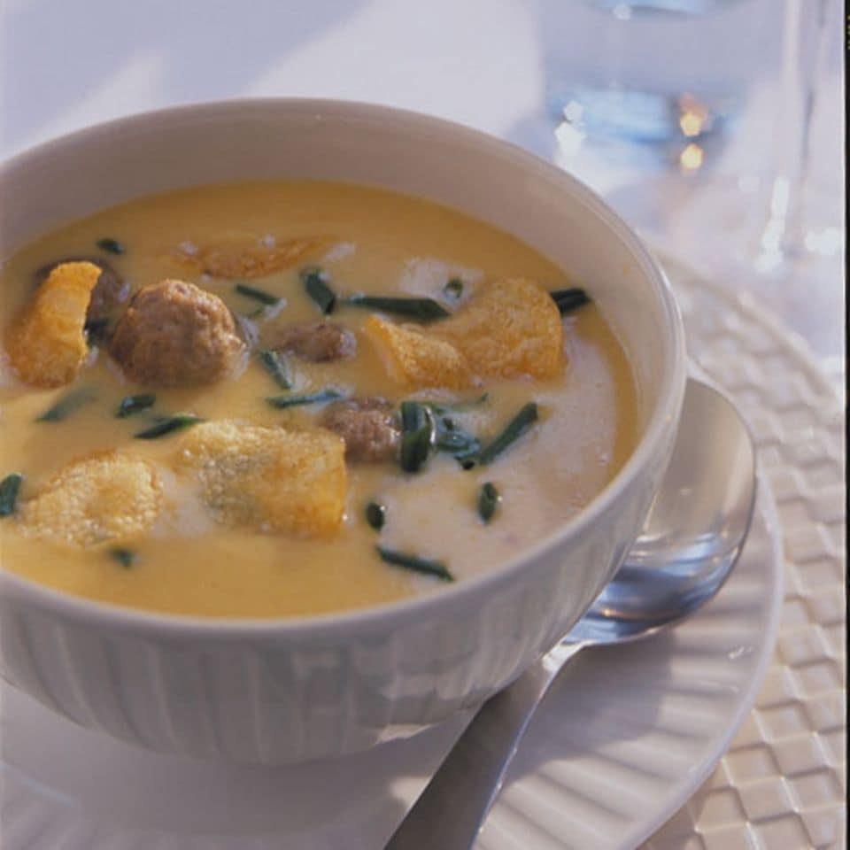 Rezept: Kartoffel-Möhren-Suppe