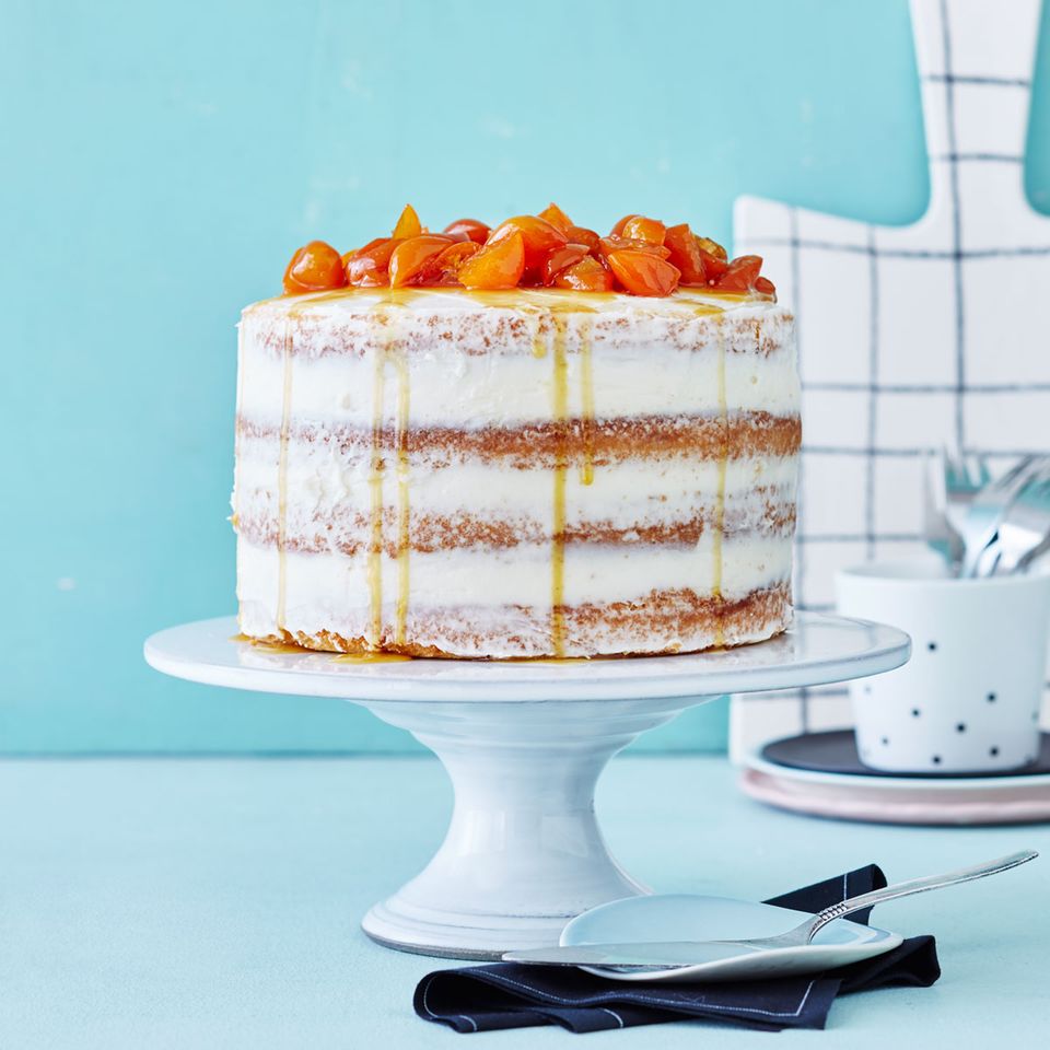 Rezept: Half-Naked-Cake mit Kumquatkompott von Zucker, Zimt und Liebe Rezept: Half-Naked-Cake mit Kumquatkompott von Zucker, Zimt und Liebe