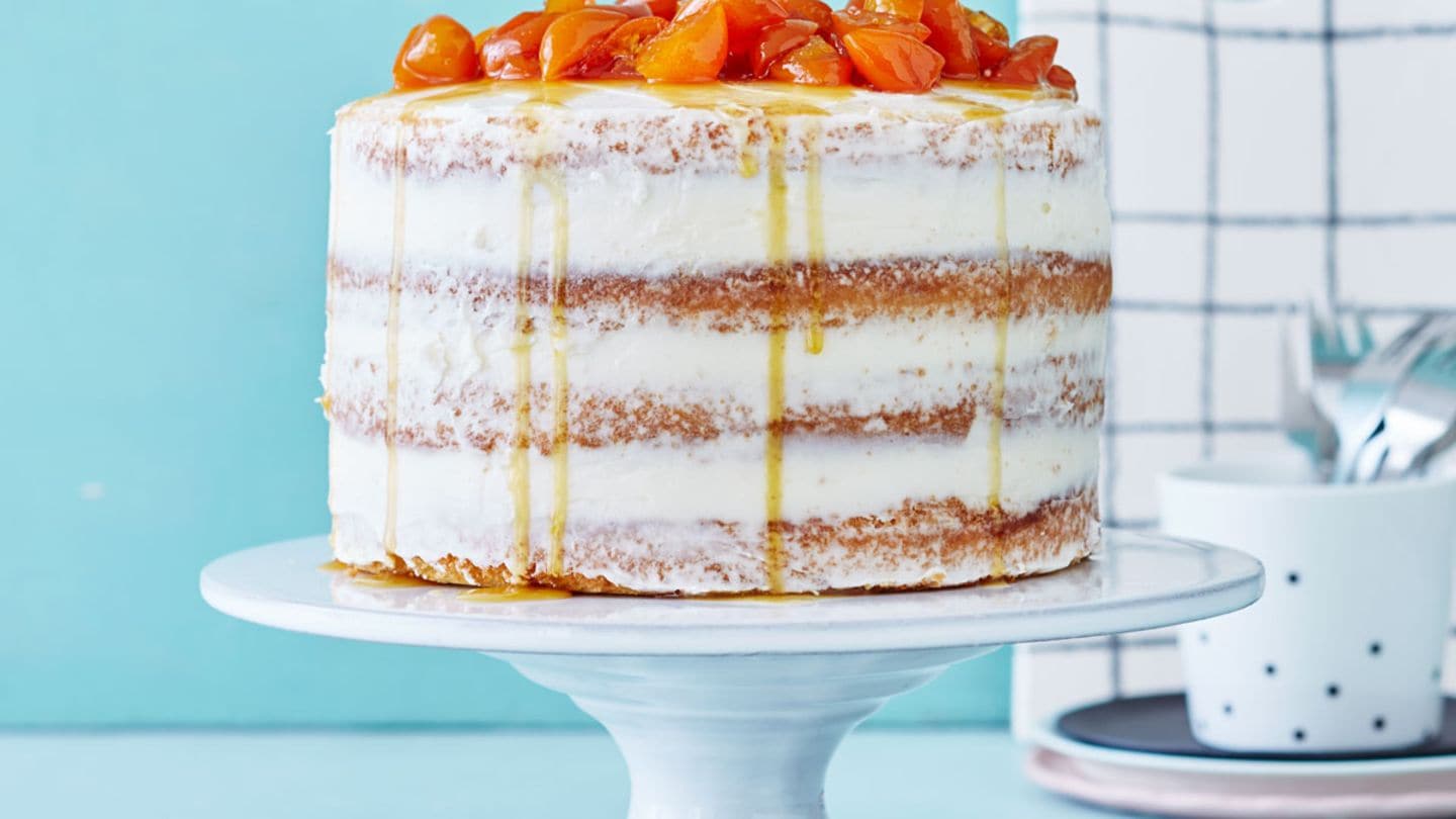 Half Naked Cake Mit Kumquatkompott Von Zucker Zimt Liebe Rezept Living At Home