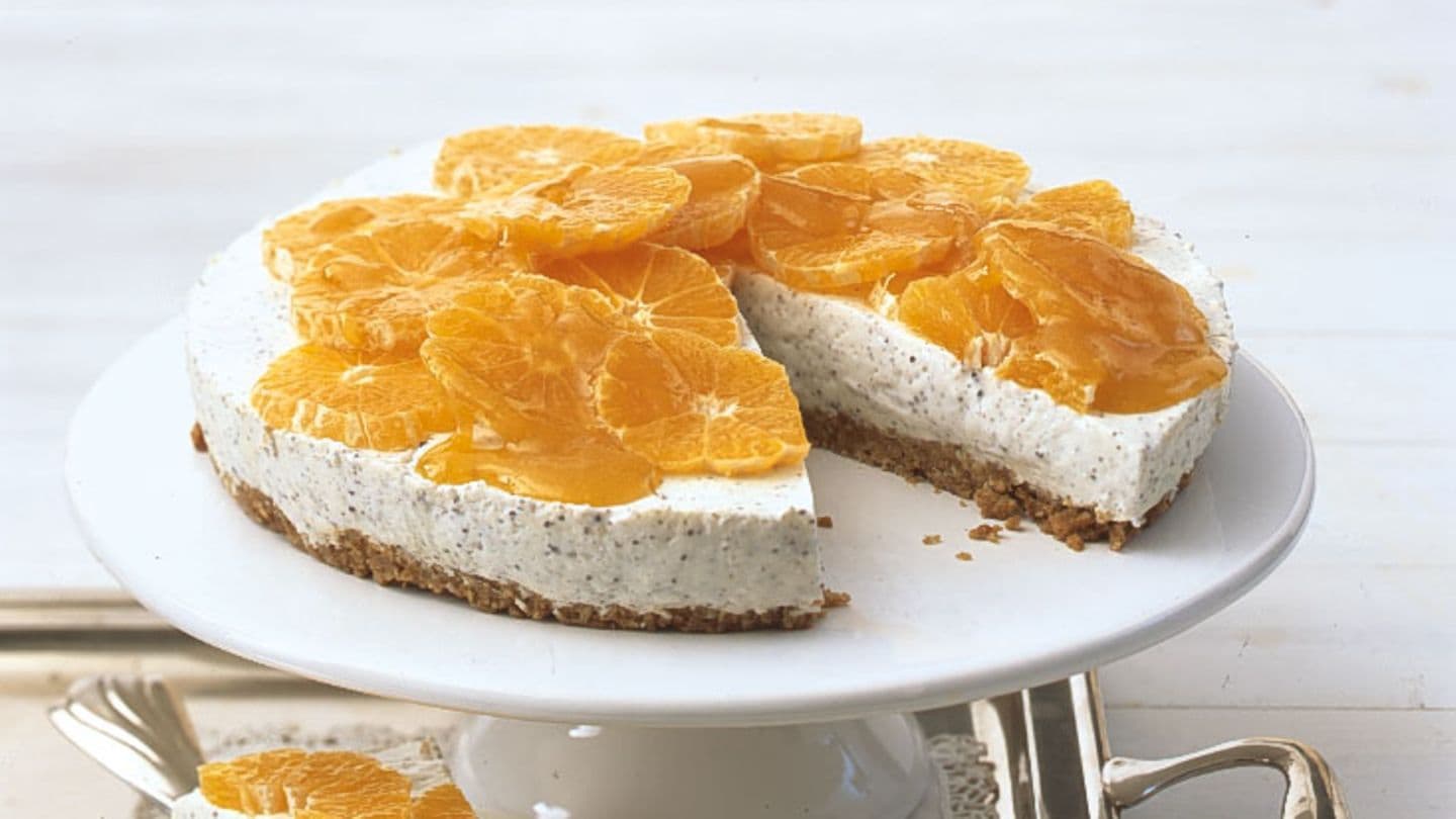 Mohn-Mandarinen-Torte: Rezept Rezept - [LIVING AT HOME]