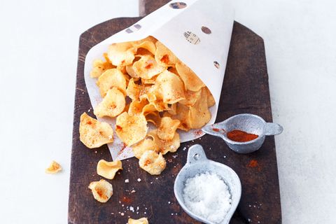 Rezept: Topinambur-Chips mit Paprika-Salz