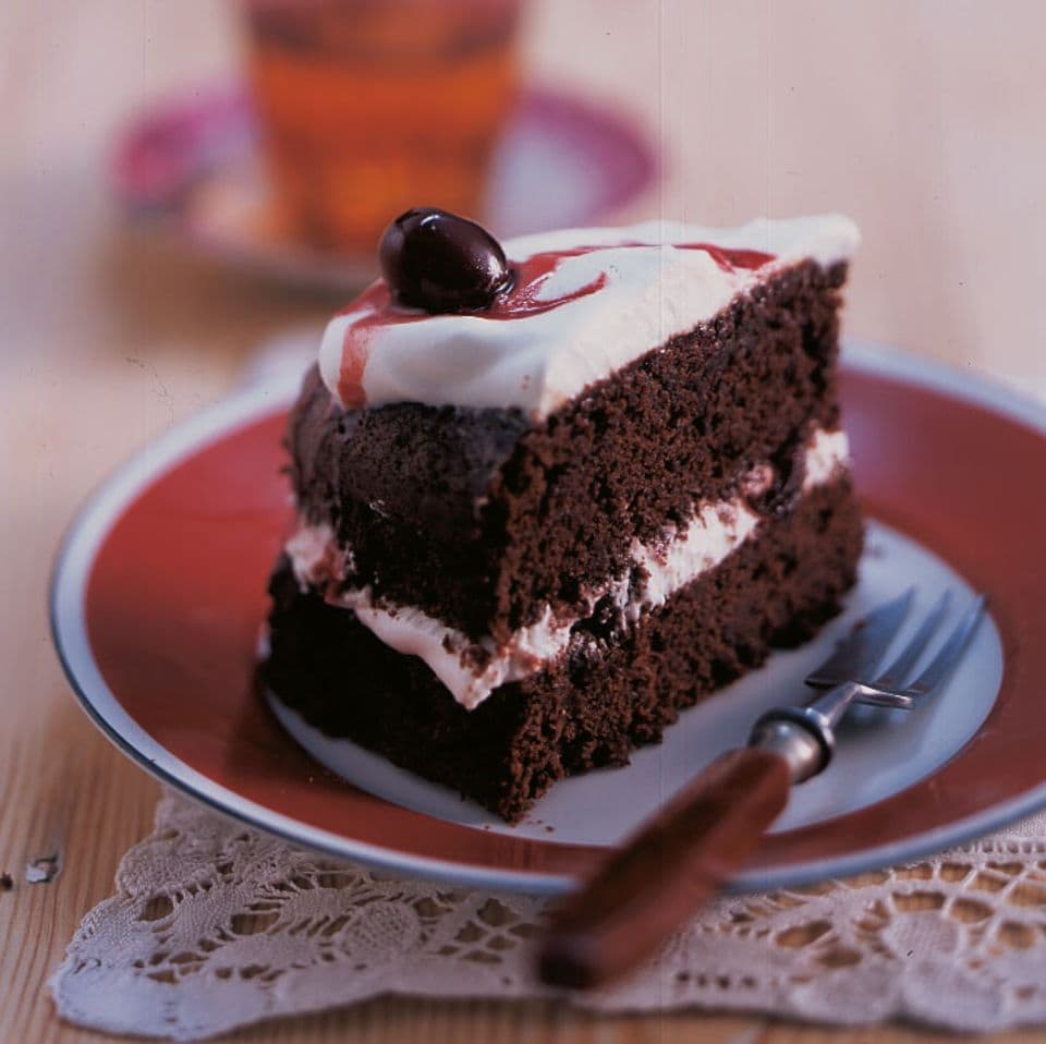 Rezept: Schokoladenkuchen mit Amarenakirschen