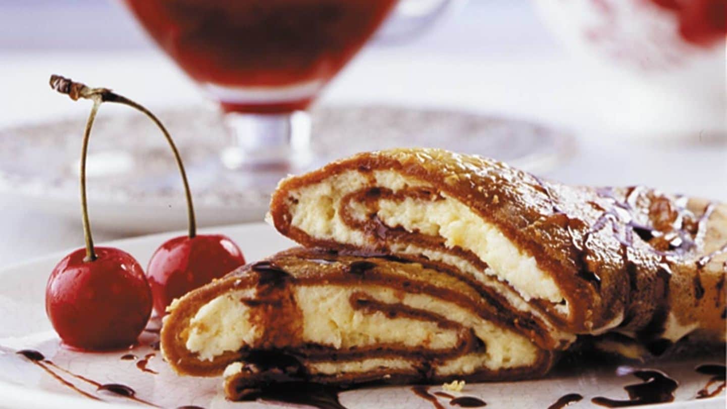 Gefüllte Schokoladen-Crêpes Rezept - [LIVING AT HOME]