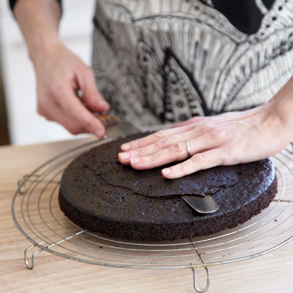 Rezept: Schokoladenkuchen mit Kokos-Frosting