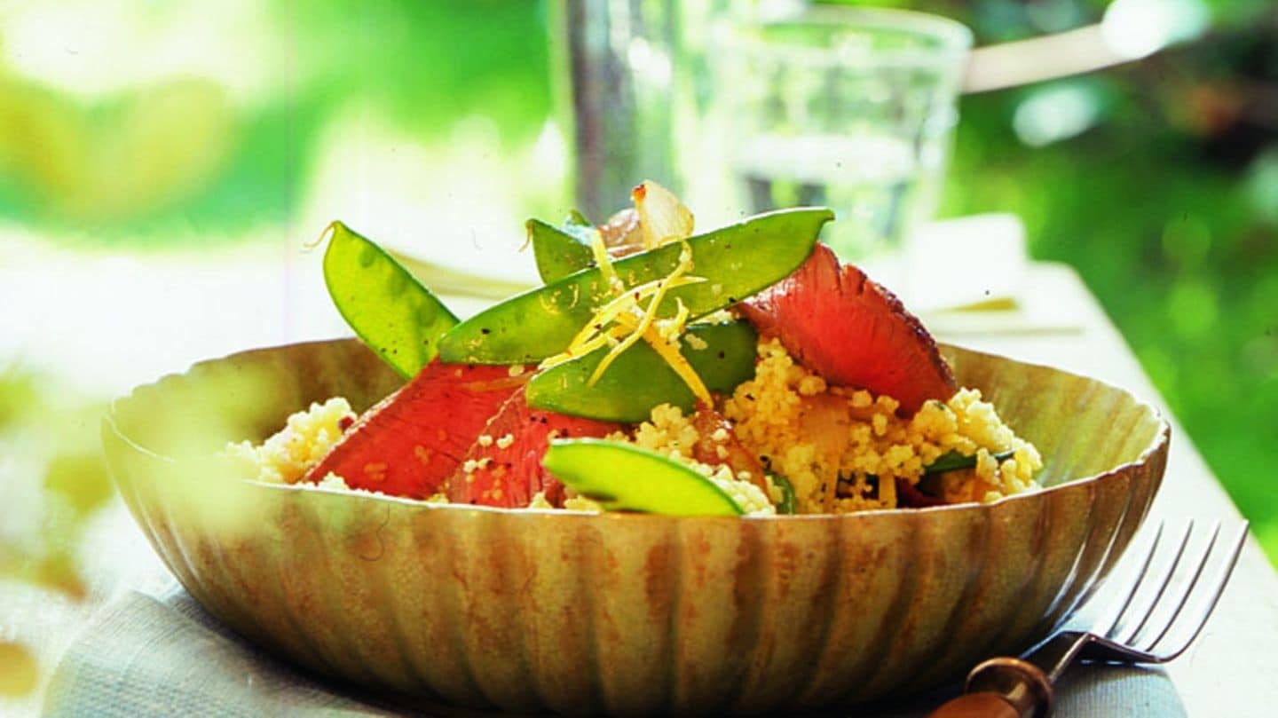 ZitronenCouscousSalat Rezept [LIVING AT HOME]