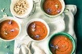 Kalte Tomaten-Melonen-Suppe: Rezept