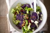 Blauer Kartoffelsalat mit Gorgonzola: Rezept