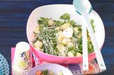 Kartoffel-Bohnen-Salat in Ricotta-Dressing: Rezept
