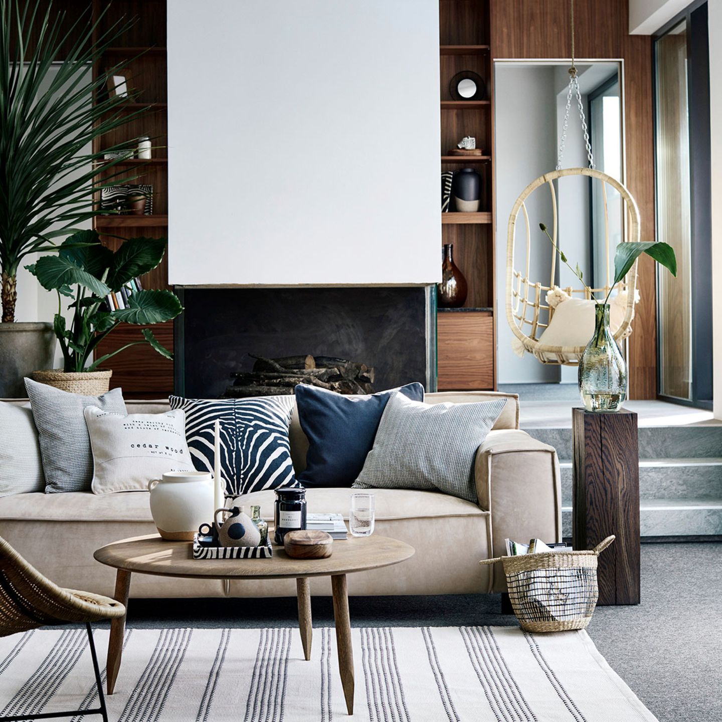 modernes wohnzimmer – möbel, farben und stile - [living at home]