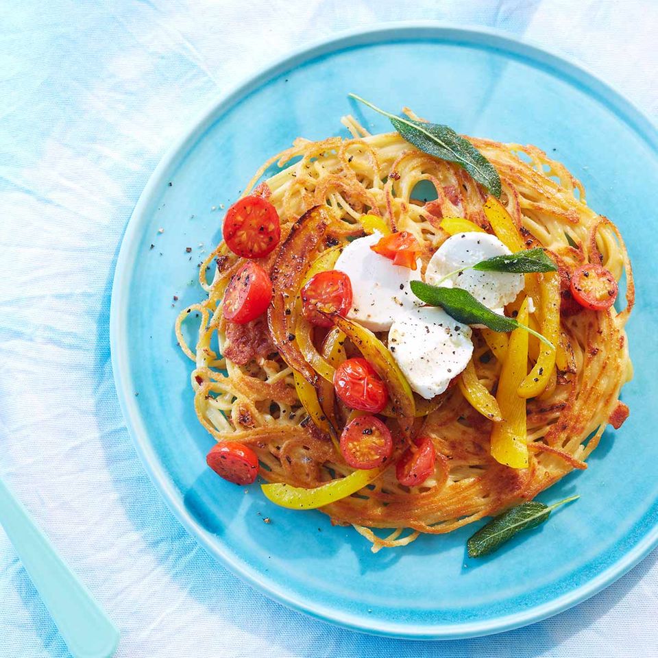 Spaghetti-Rösti: Rezept