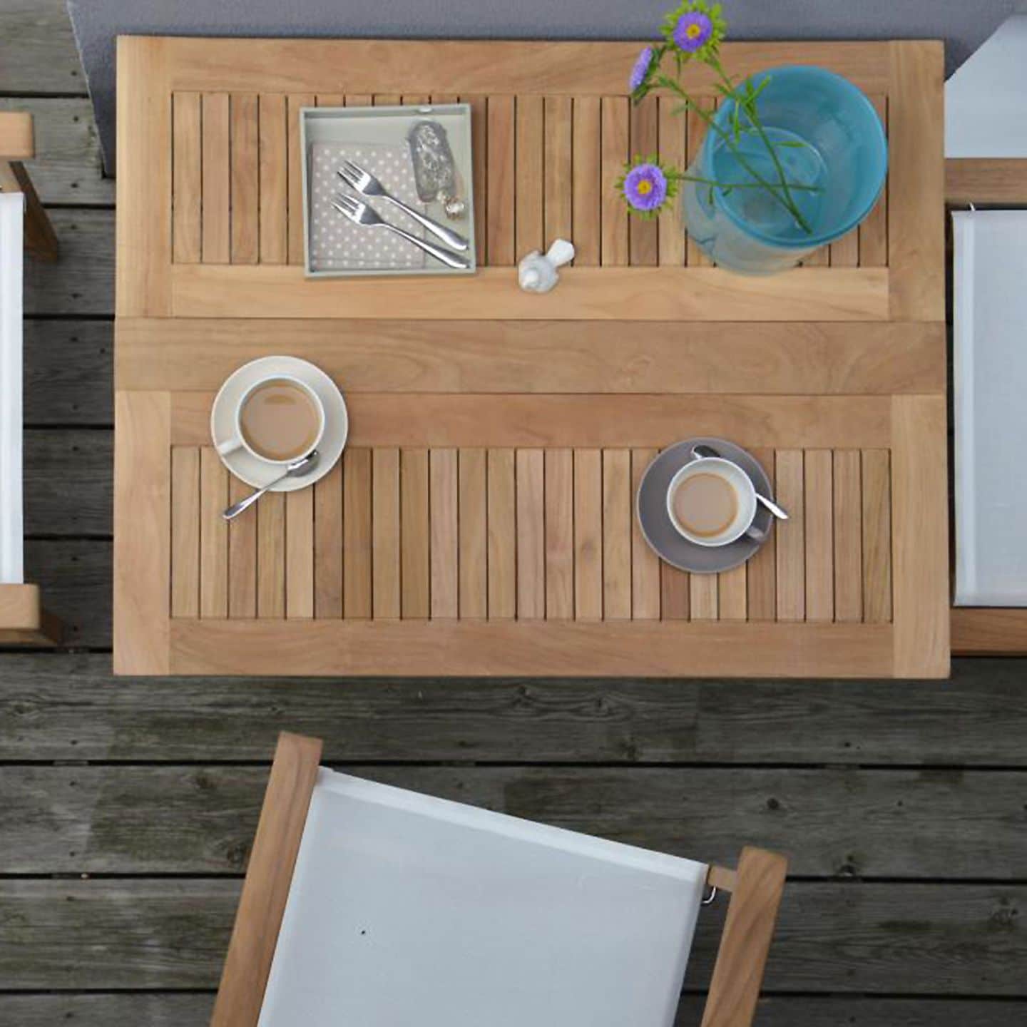 Klappbarer Gartentisch aus Holz von Jan Kurtz