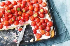 Erdbeer-Blechkuchen: Rezept