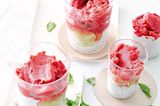 Wassermelonen-Slush auf Kokos-Chia-Pudding: Rezept