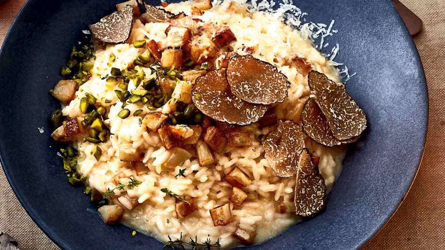 Topinambur-Risotto mit Trüffel - [LIVING AT HOME]