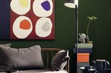 Wandfarbe: Grün mit Grau kombinieren