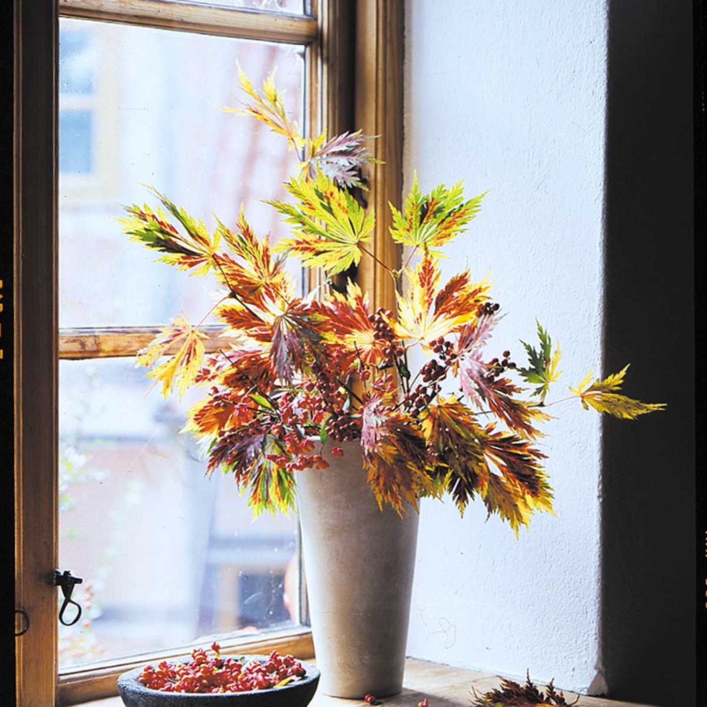 Herbststrauss in einer Vase