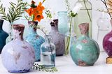 Rustikale Vasen in verschiedenen Farben