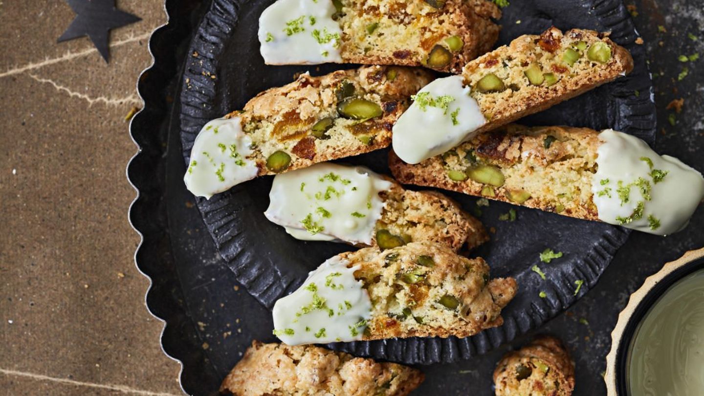 Aprikosen-Pistazien-Cantuccini – Plätzchen für die Adventszeit ...