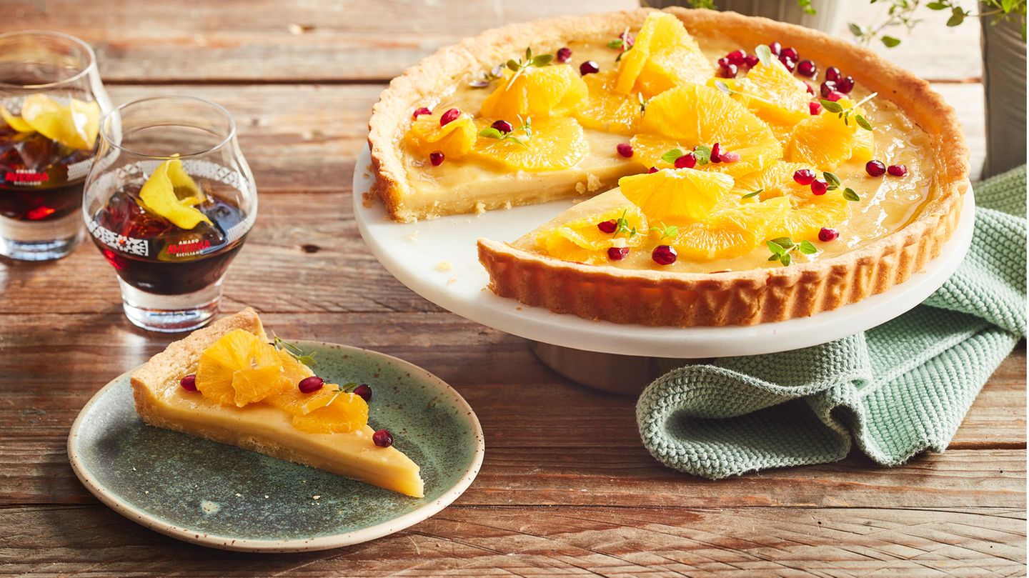 Crostata mit Thymian-Orangencreme - [LIVING AT HOME]