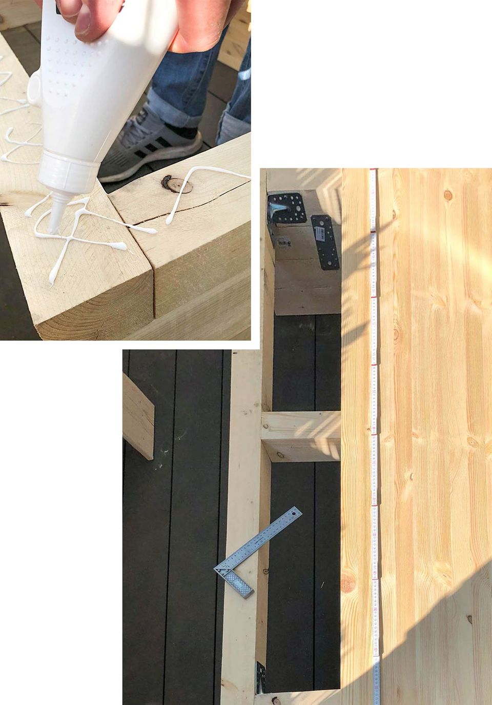 Bauanleitung für eine Balkonbank aus Holz