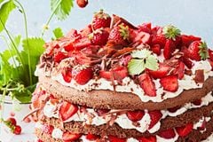 Rezept: Erdbeertorte Schwarzwälder Art